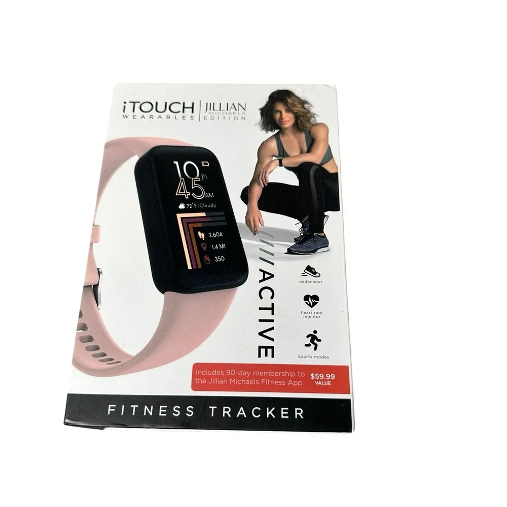 iTOUCH WEARABLE ACTIVE FITNESS TRACKER HEARTRATE MONITOR ACTIVITY TRACKER WORKS